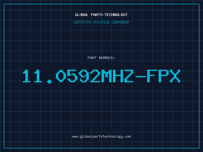 Aviation Part 11.0592MHZ-FPX