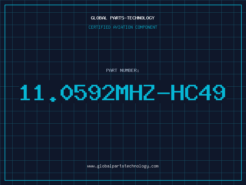 Aviation Part 11.0592MHZ-HC49
