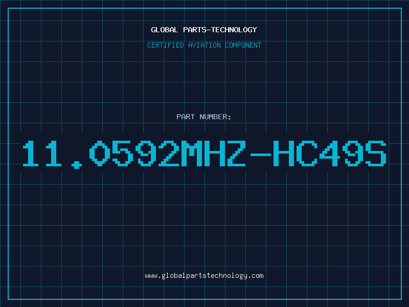 Aviation Part 11.0592MHZ-HC49S