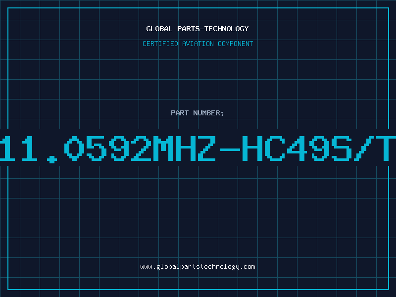 Aviation Part 11.0592MHZ-HC49S/T