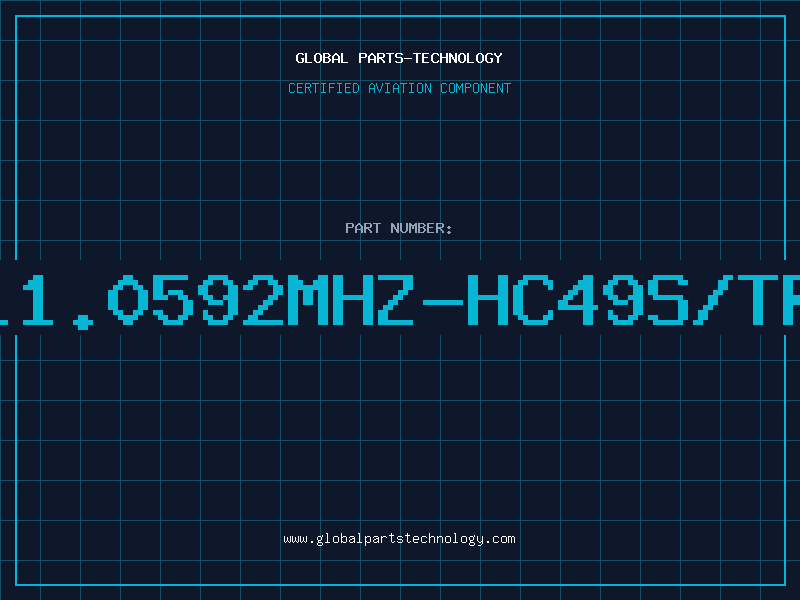 Aviation Part 11.0592MHZ-HC49S/TR