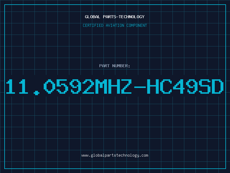 Aviation Part 11.0592MHZ-HC49SD