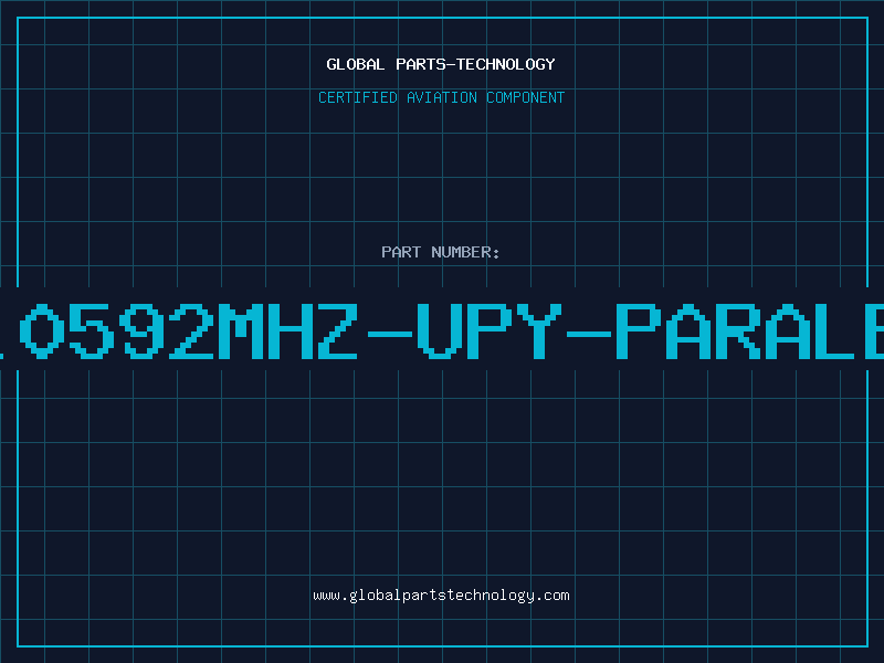 Aviation Part 11.0592MHZ-UPY-PARALELL