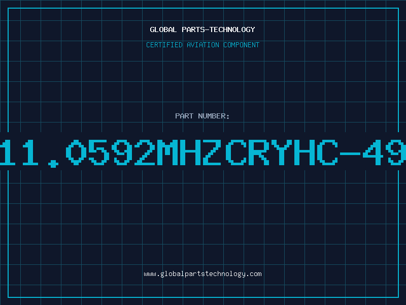 Aviation Part 11.0592MHZCRYHC-49