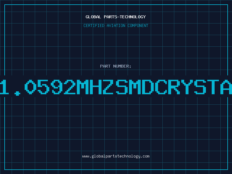 Aviation Part 11.0592MHZSMDCRYSTAL
