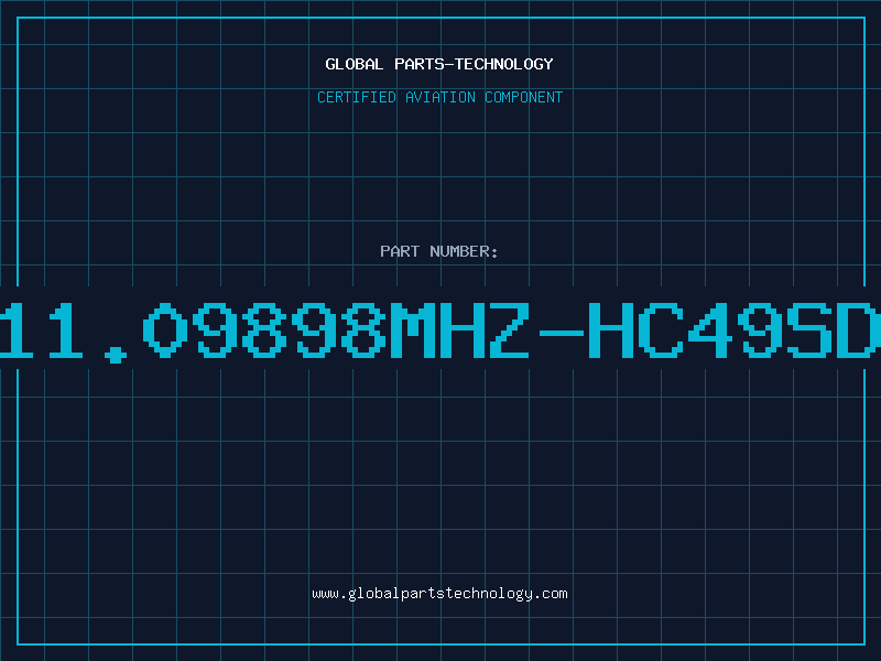 Aviation Part 11.09898MHZ-HC49SD