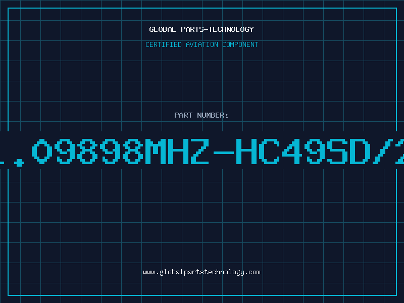Aviation Part 11.09898MHZ-HC49SD/27