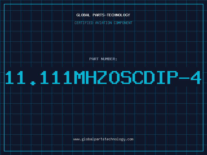 Aviation Part 11.111MHZOSCDIP-4