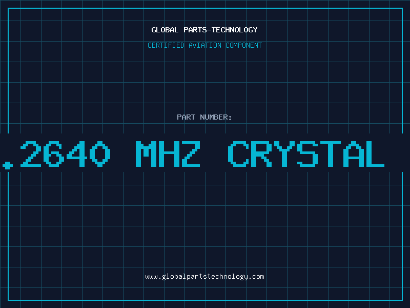 Aviation Part 11.2640 MHZ CRYSTAL OS