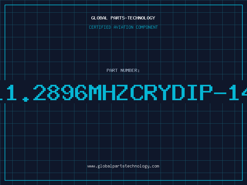 Aviation Part 11.2896MHZCRYDIP-14