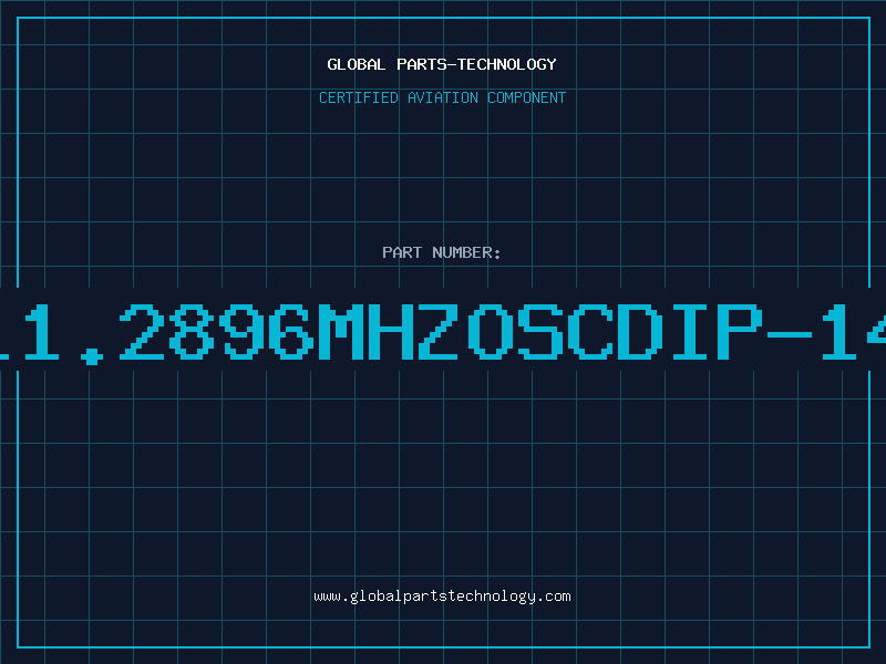 Aviation Part 11.2896MHZOSCDIP-14