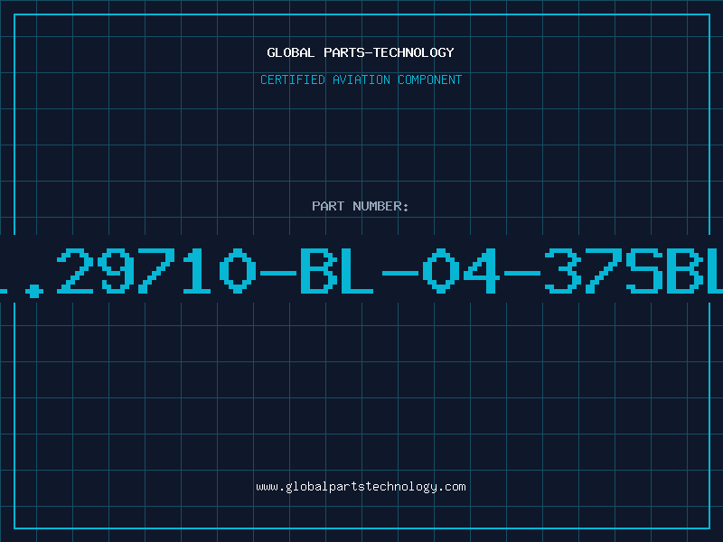 Aviation Part 11.29710-BL-04-37SBLK