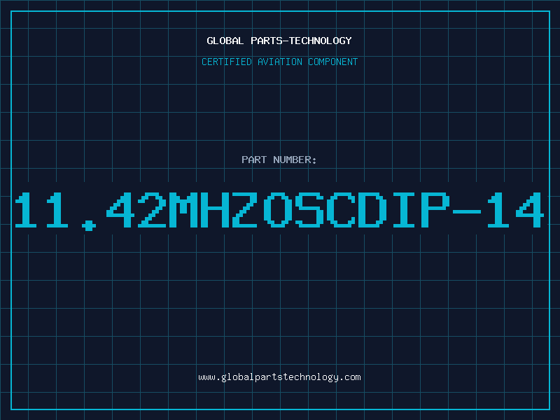 Aviation Part 11.42MHZOSCDIP-14