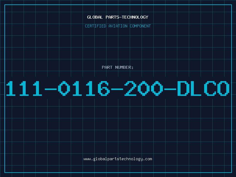 Aviation Part 111-0116-200-DLCO