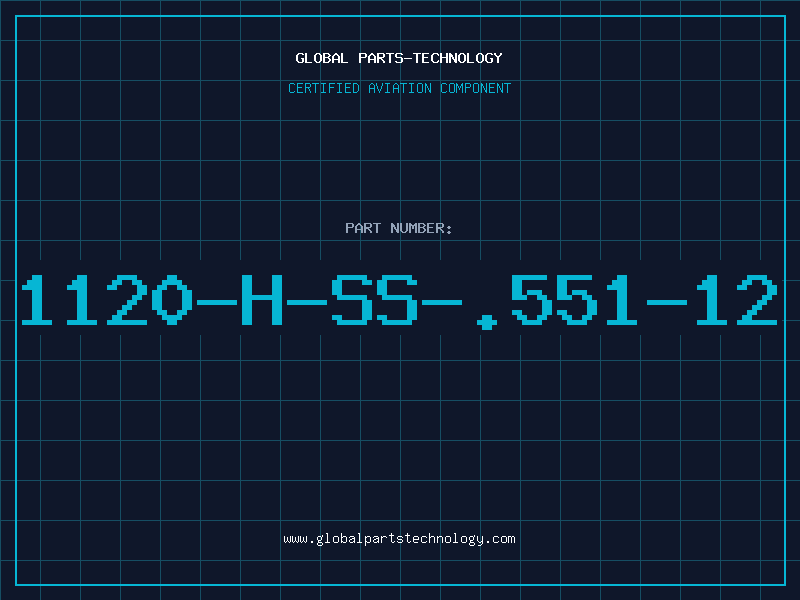 Aviation Part 1120-H-SS-.551-12
