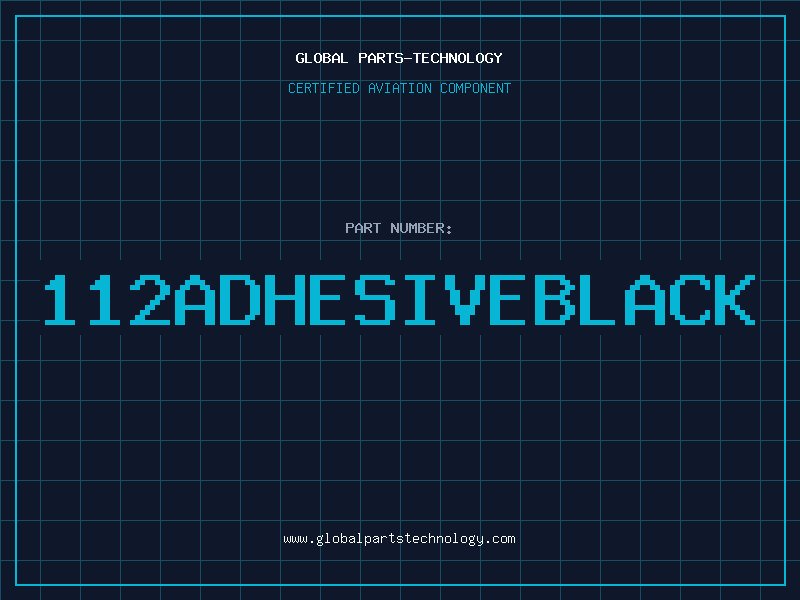 Aviation Part 112ADHESIVEBLACK