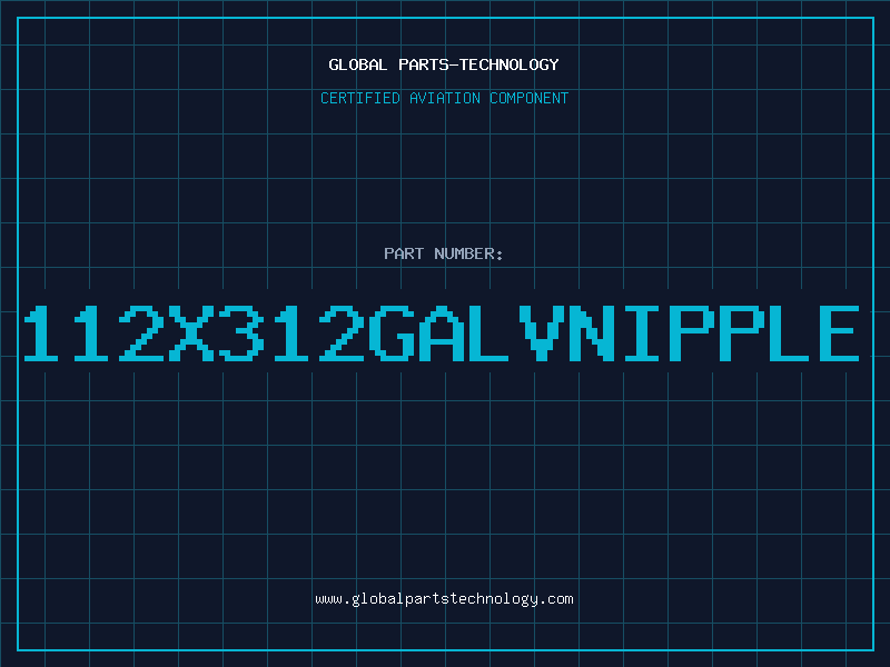 Aviation Part 112X312GALVNIPPLE