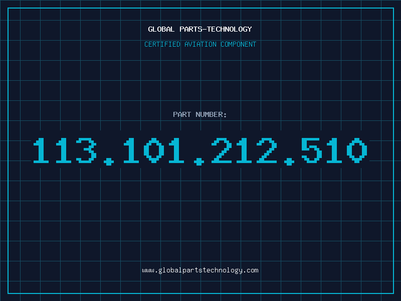 Aviation Part 113.101.212.510