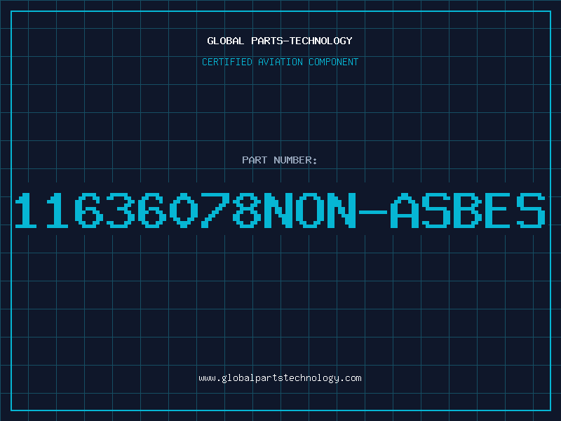 Aviation Part 11636078NON-ASBES