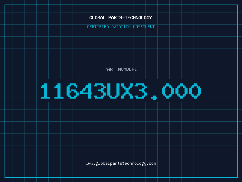 Aviation Part 11643UX3.000