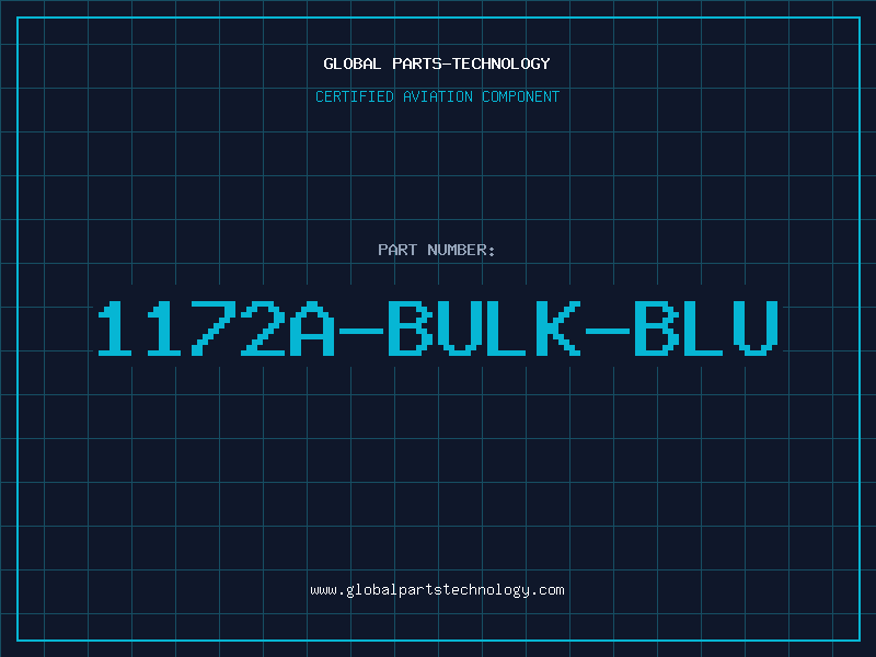 Aviation Part 1172A-BULK-BLU