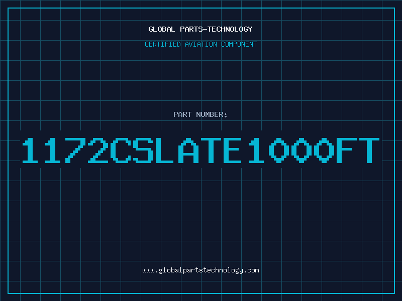 Aviation Part 1172CSLATE1000FT