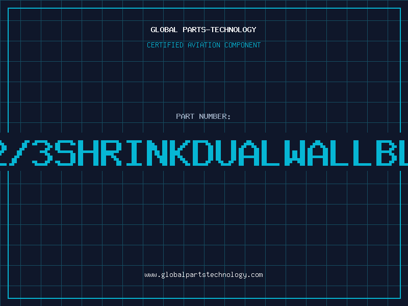 Aviation Part 12/3SHRINKDUALWALLBLK