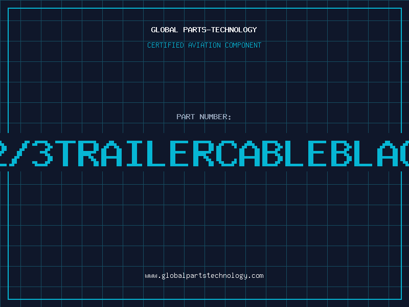 Aviation Part 12/3TRAILERCABLEBLACK