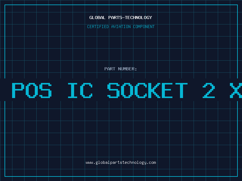 Aviation Part 12 POS IC SOCKET 2 X 6