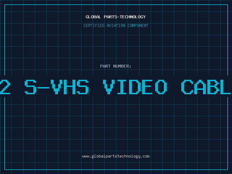 Aviation Part 12 S-VHS Video Cable