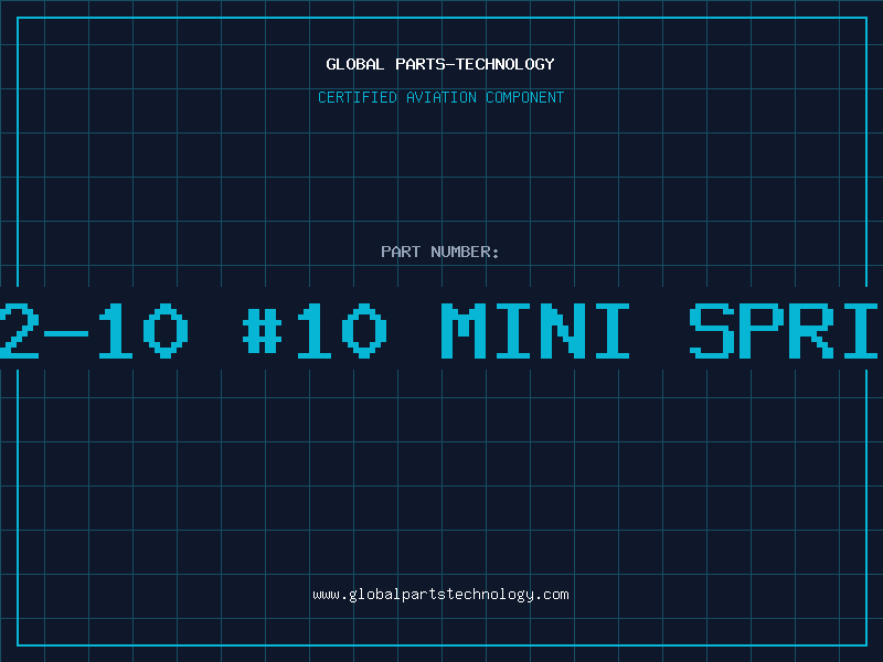 Aviation Part 12-10 #10 MINI SPRIN