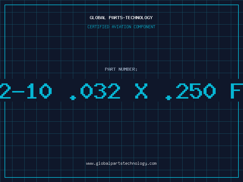 Aviation Part 12-10 .032 X .250 FE