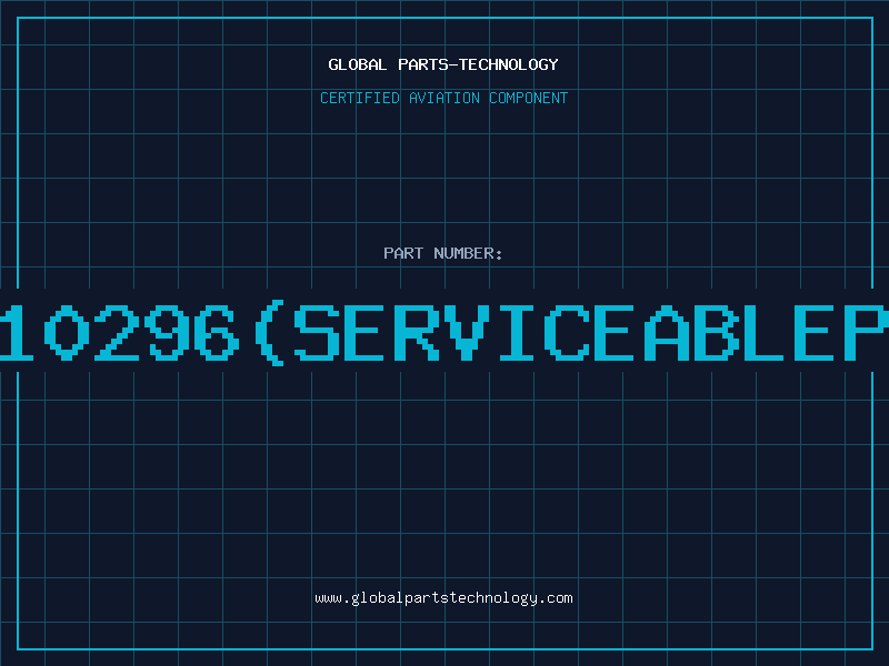 Aviation Part 12-10296(serviceablepart