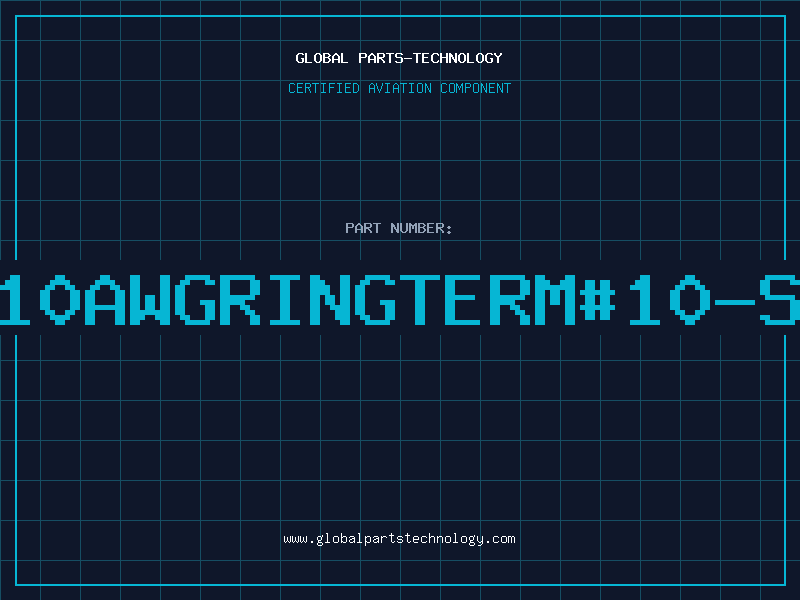 Aviation Part 12-10AWGRINGTERM#10-STUD