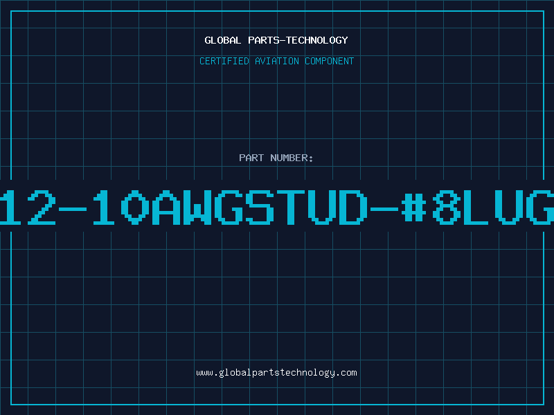 Aviation Part 12-10AWGSTUD-#8LUG