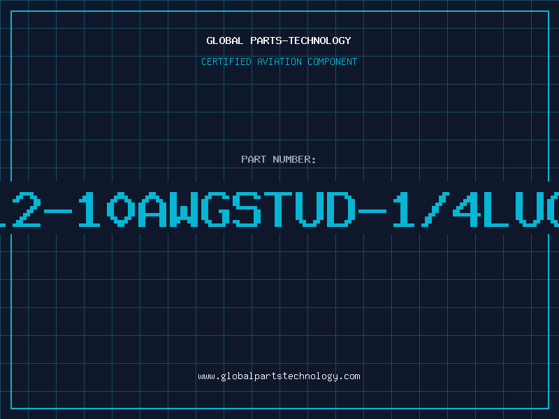 Aviation Part 12-10AWGSTUD-1/4LUG