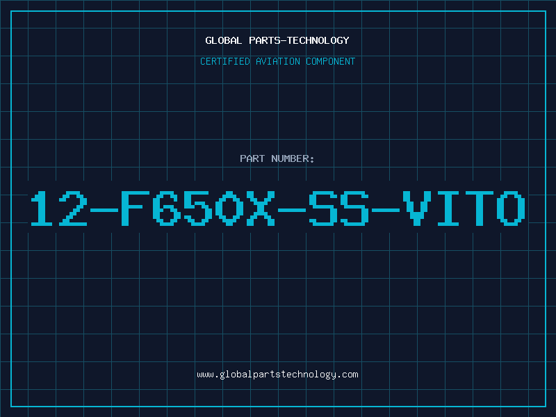 Aviation Part 12-F650X-SS-VITO