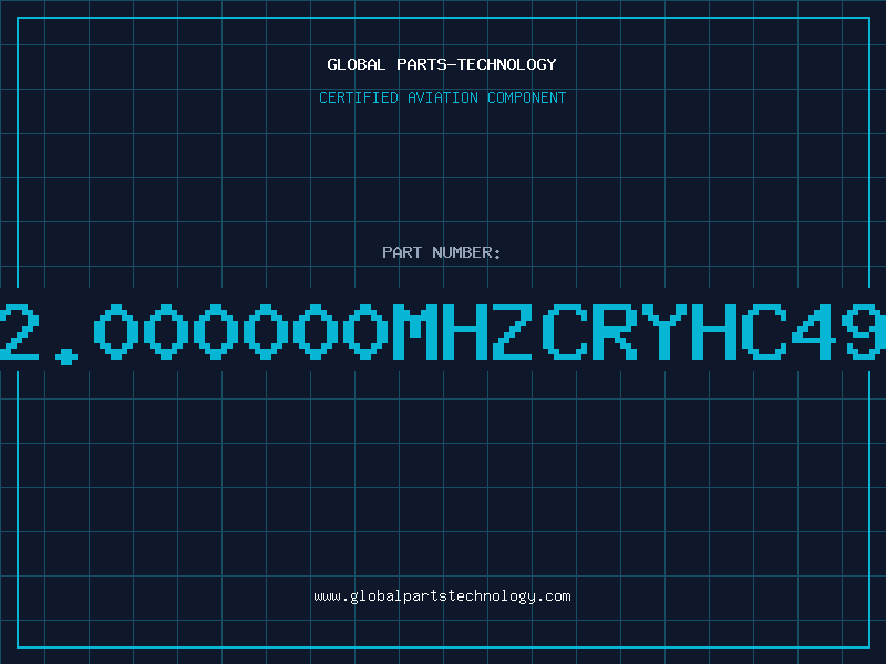 Aviation Part 12.000000MHZCRYHC495
