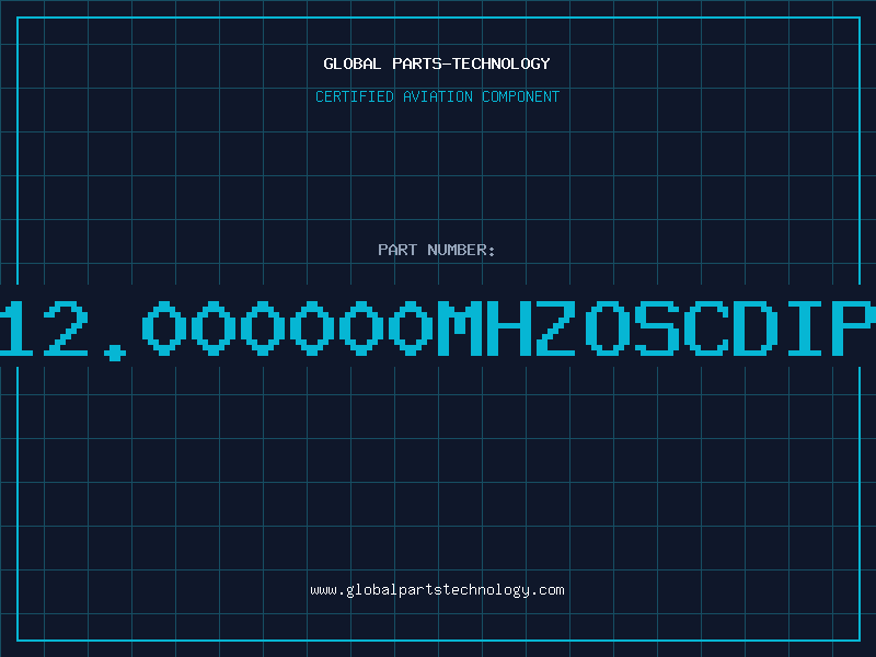 Aviation Part 12.000000MHZOSCDIP