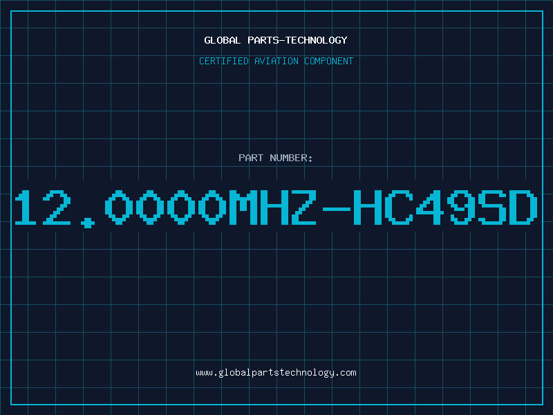 Aviation Part 12.0000MHZ-HC49SD