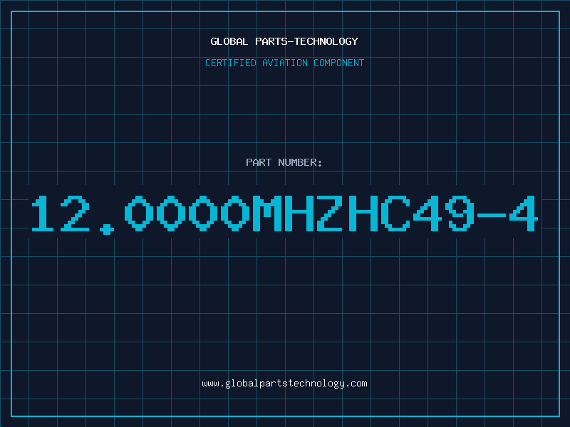 Aviation Part 12.0000MHZHC49-4