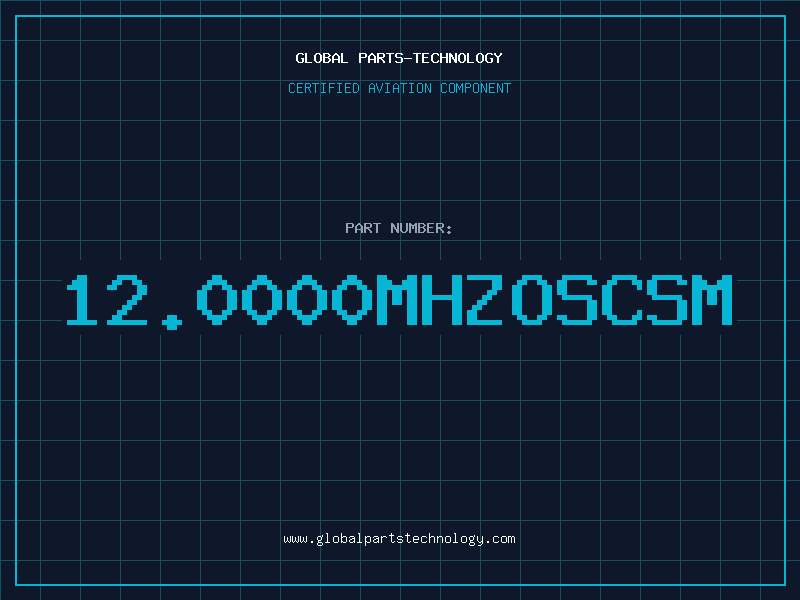 Aviation Part 12.0000MHZOSCSM
