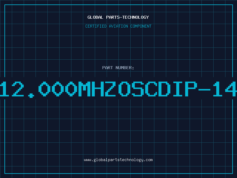Aviation Part 12.000MHZOSCDIP-14