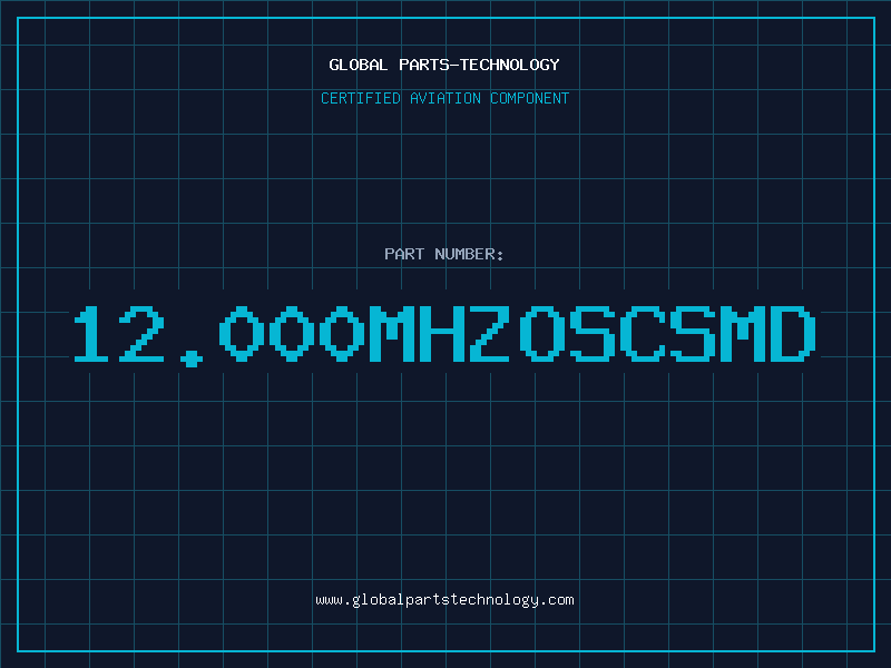 Aviation Part 12.000MHZOSCSMD