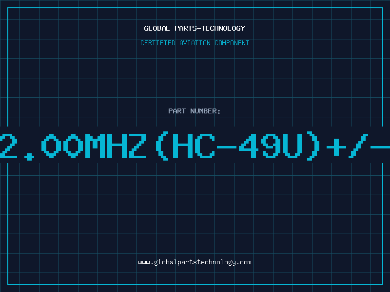 Aviation Part 12.00MHZ(HC-49U)+/-5