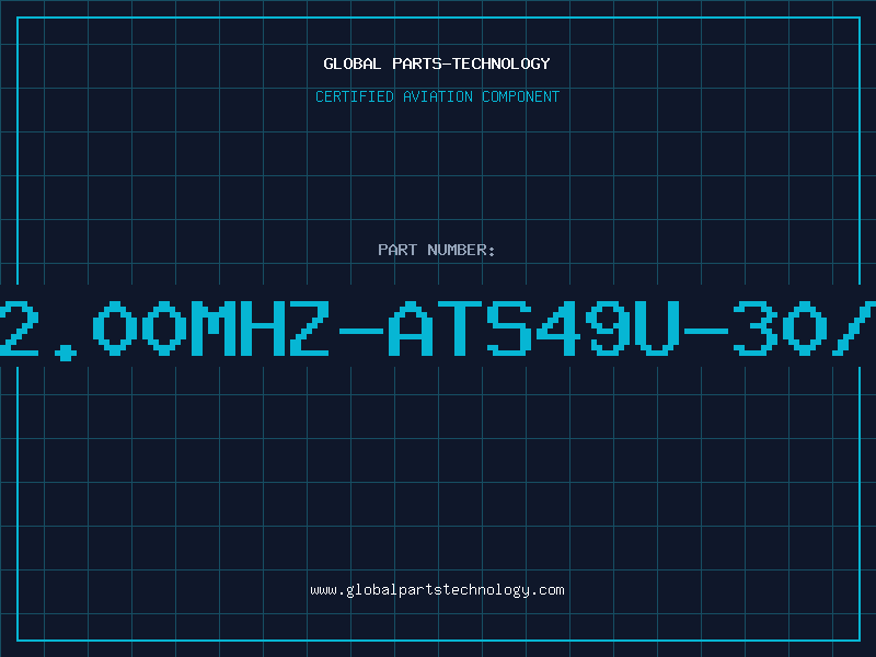 Aviation Part 12.00MHZ-ATS49U-30/5