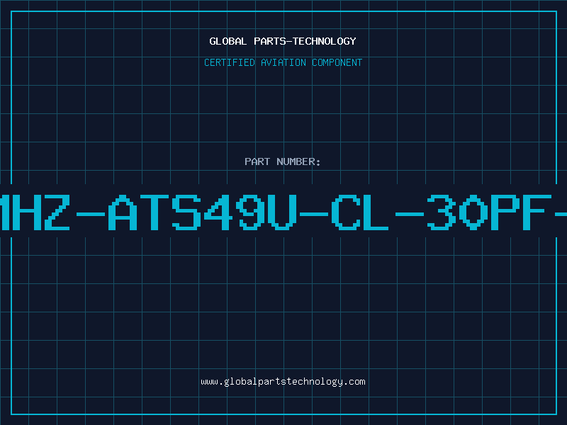Aviation Part 12.00MHZ-ATS49U-CL-30PF-40/85