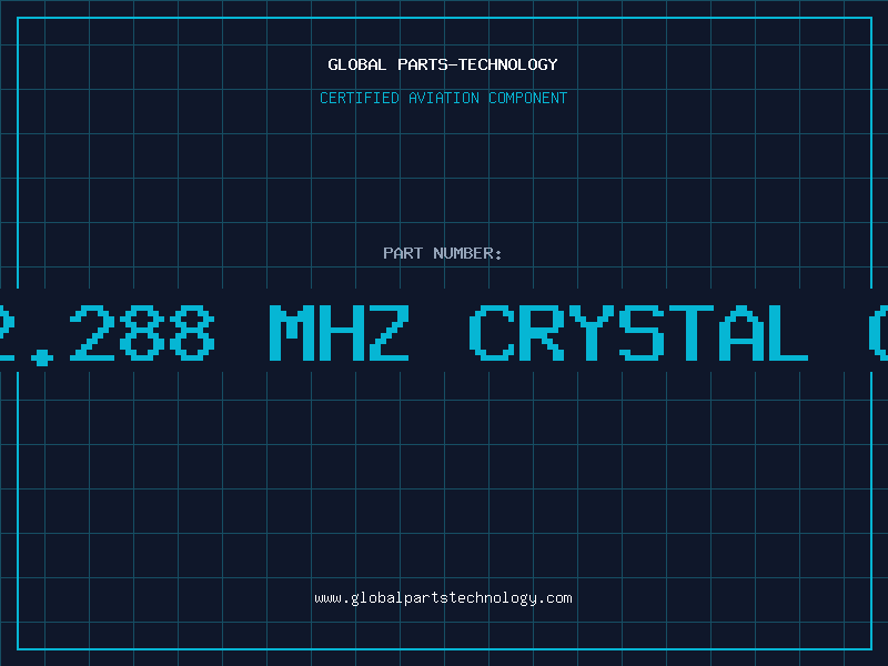 Aviation Part 12.288 MHZ CRYSTAL OS