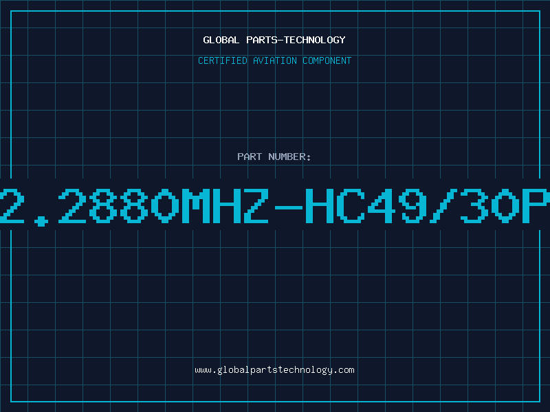 Aviation Part 12.2880MHZ-HC49/30PF