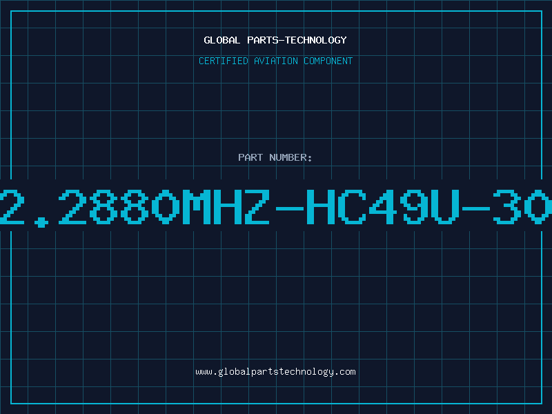 Aviation Part 12.2880MHZ-HC49U-30P
